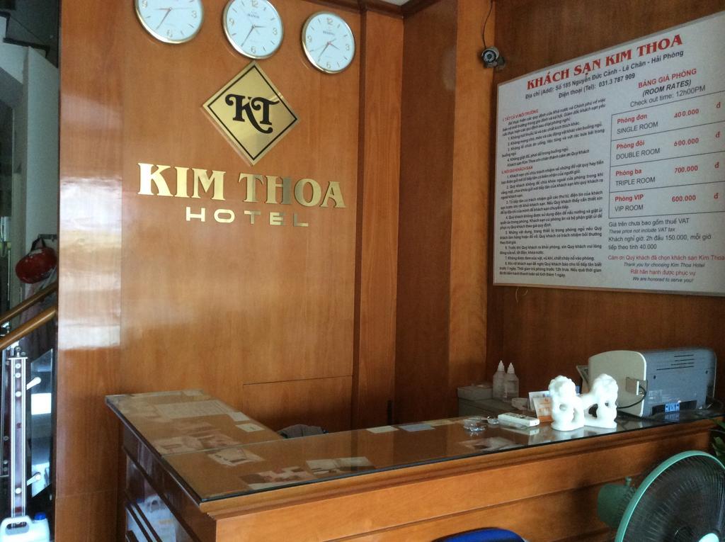 Kim Thoa Hotel Hai Phong Buitenkant foto